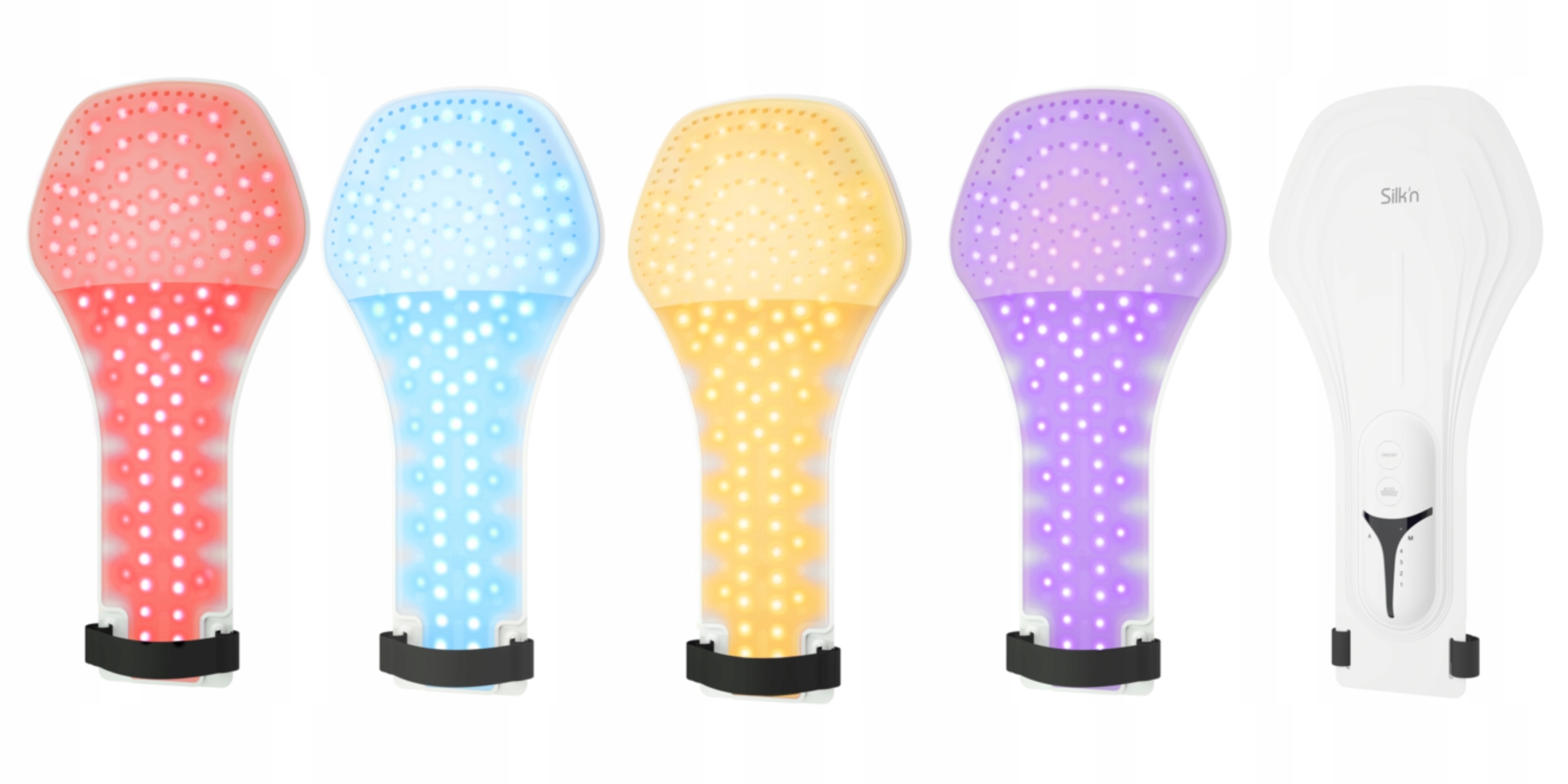 Maska LED na twarz Silk'n Facial LED Mask 100 + maska LED na dłonie ZESTAW Zasilanie akumulatorowe