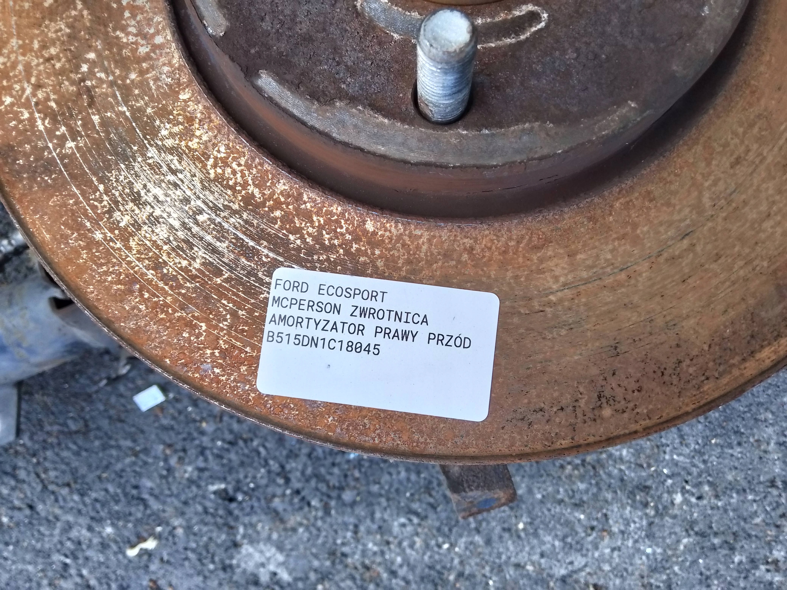FORD ECOSPORT поворотный кулак, цапфа, амортизатор правый передний B515DN1C18045