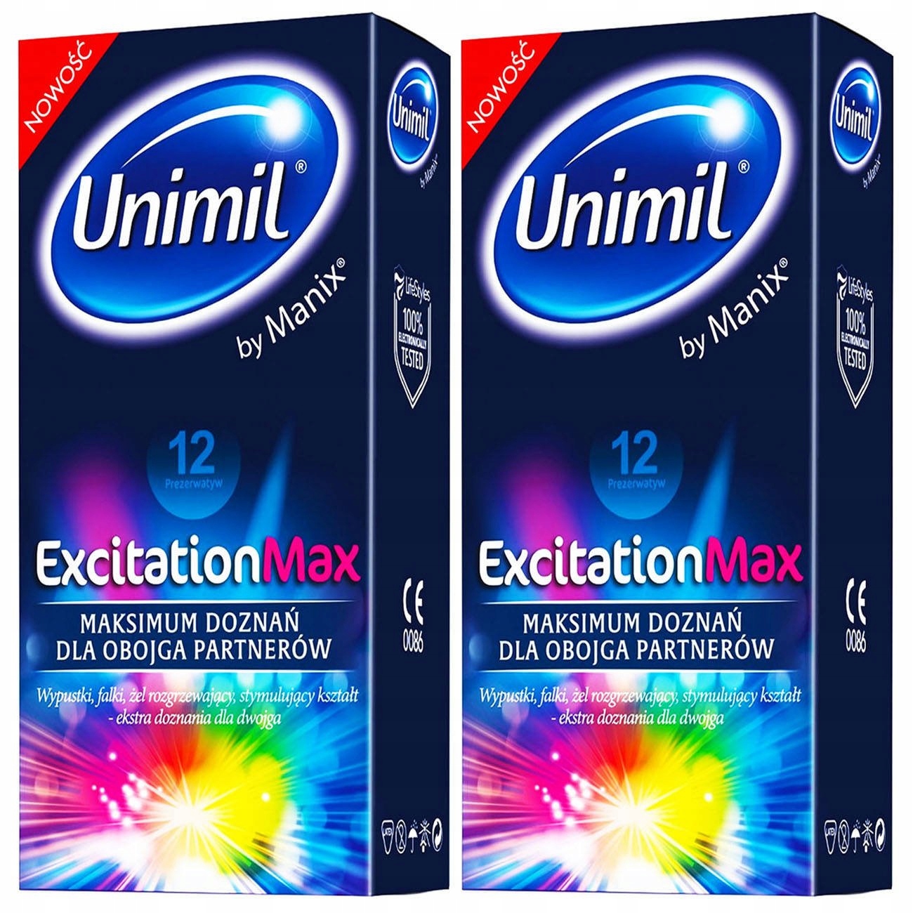 

Prezerwatywy Excitation Max Unimil 24 Szt