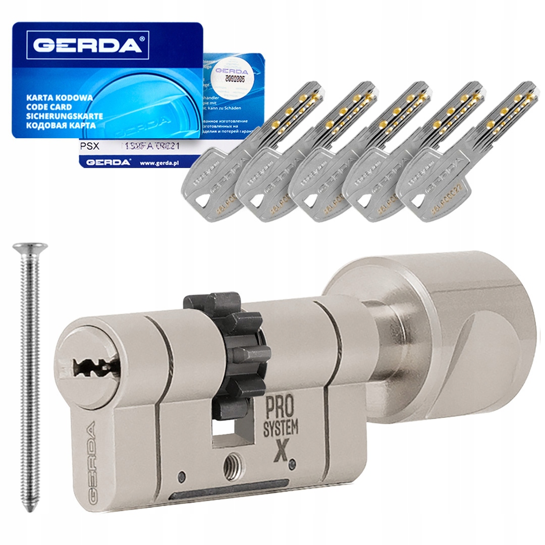 Ozubená vložka s gombíkom G40/55 nikel KL6 Gerda Psx