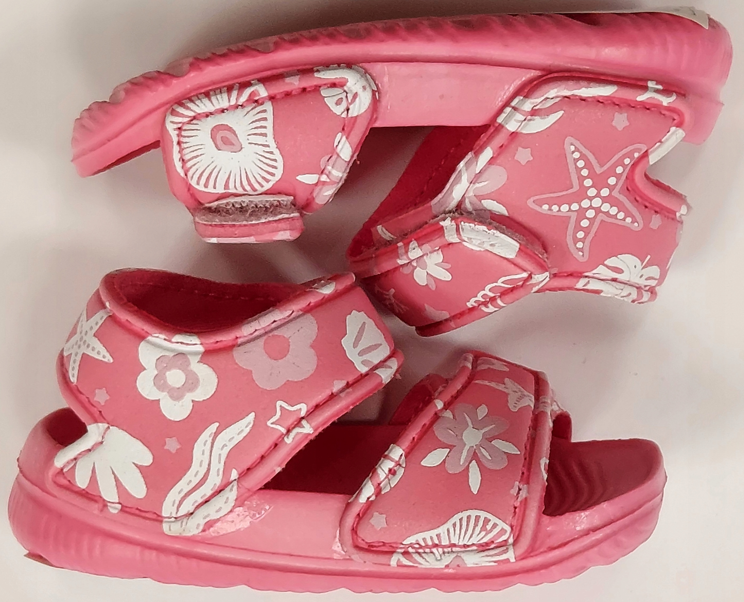 SANDAŁ SANDAŁY PIANKOWY LEKKI PIANKA NA BASEN OGRÓD R 24 W 15,00 CM Kolor różowy