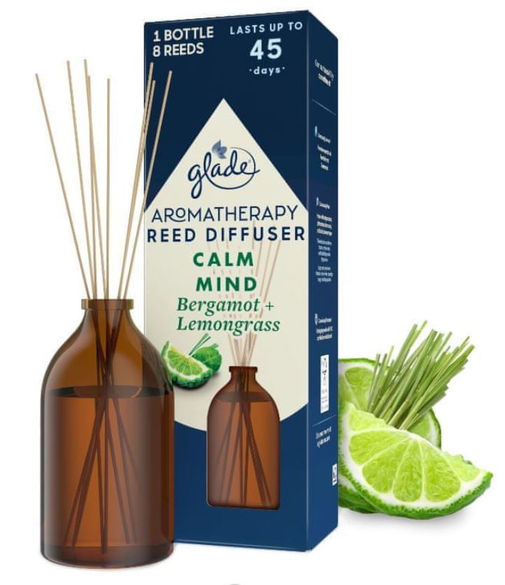 Patyczki Zapachowe GLADE AROMA Calm Mind BERGAMOTK