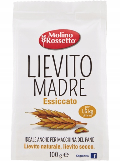 Kvasinky s pšeničnou moukou Lievito Madres Essiccato 100 g Molino Rossetti