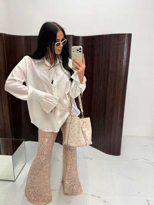 LM236 Elegantní Mlhová košile La Milla Bílá