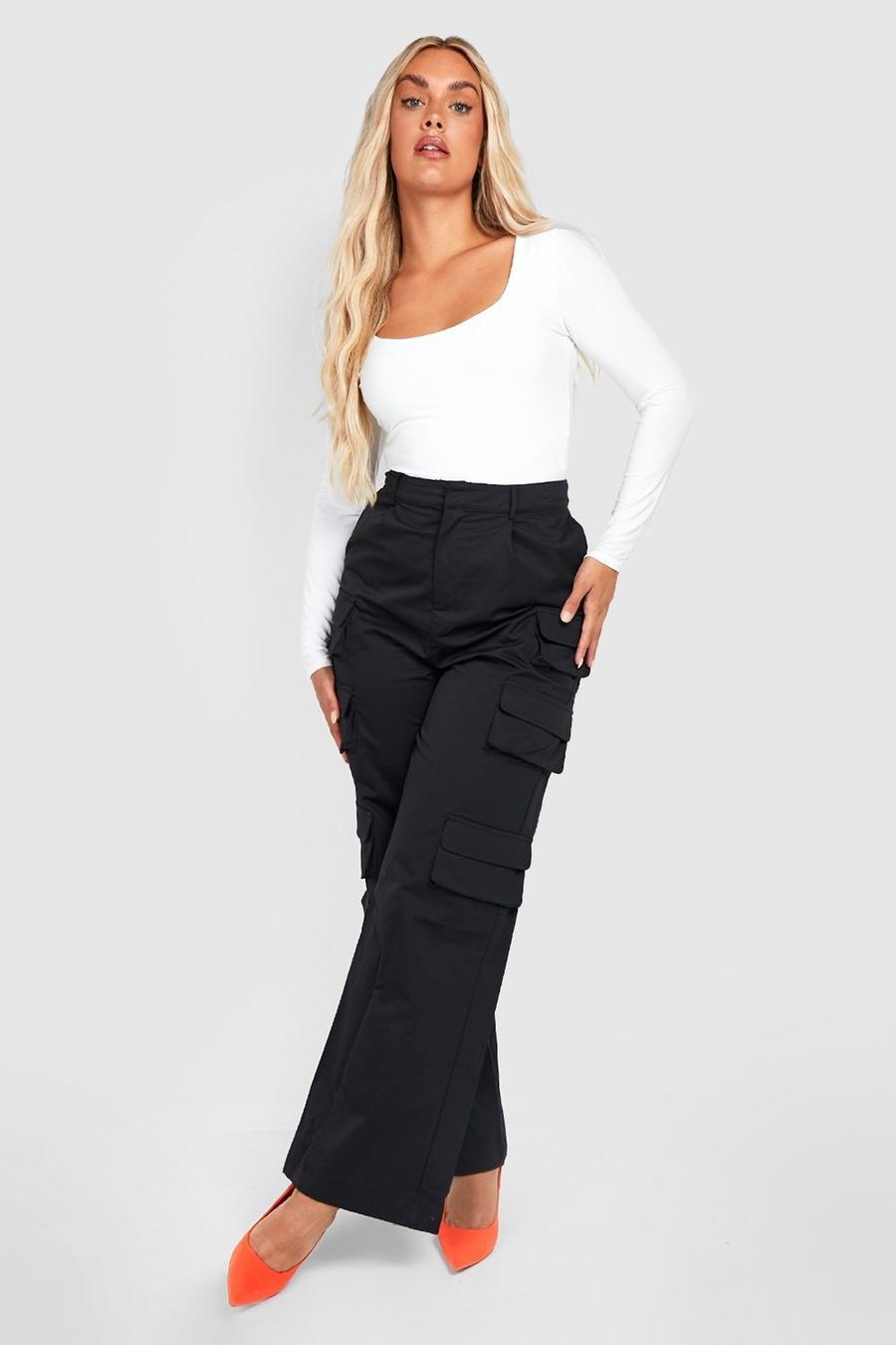 BODY GŁADKIE KLASYCZNE DŁUGI RĘKAW IVORY BASIC BOOHOO 46 Rozmiar 3XL (46)