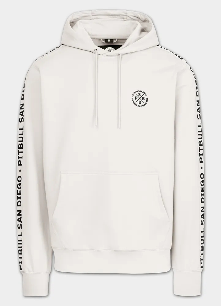 Pánská Mikina s kapucí Pitbull Tape Parker s měkkou vazbou klokanka XL