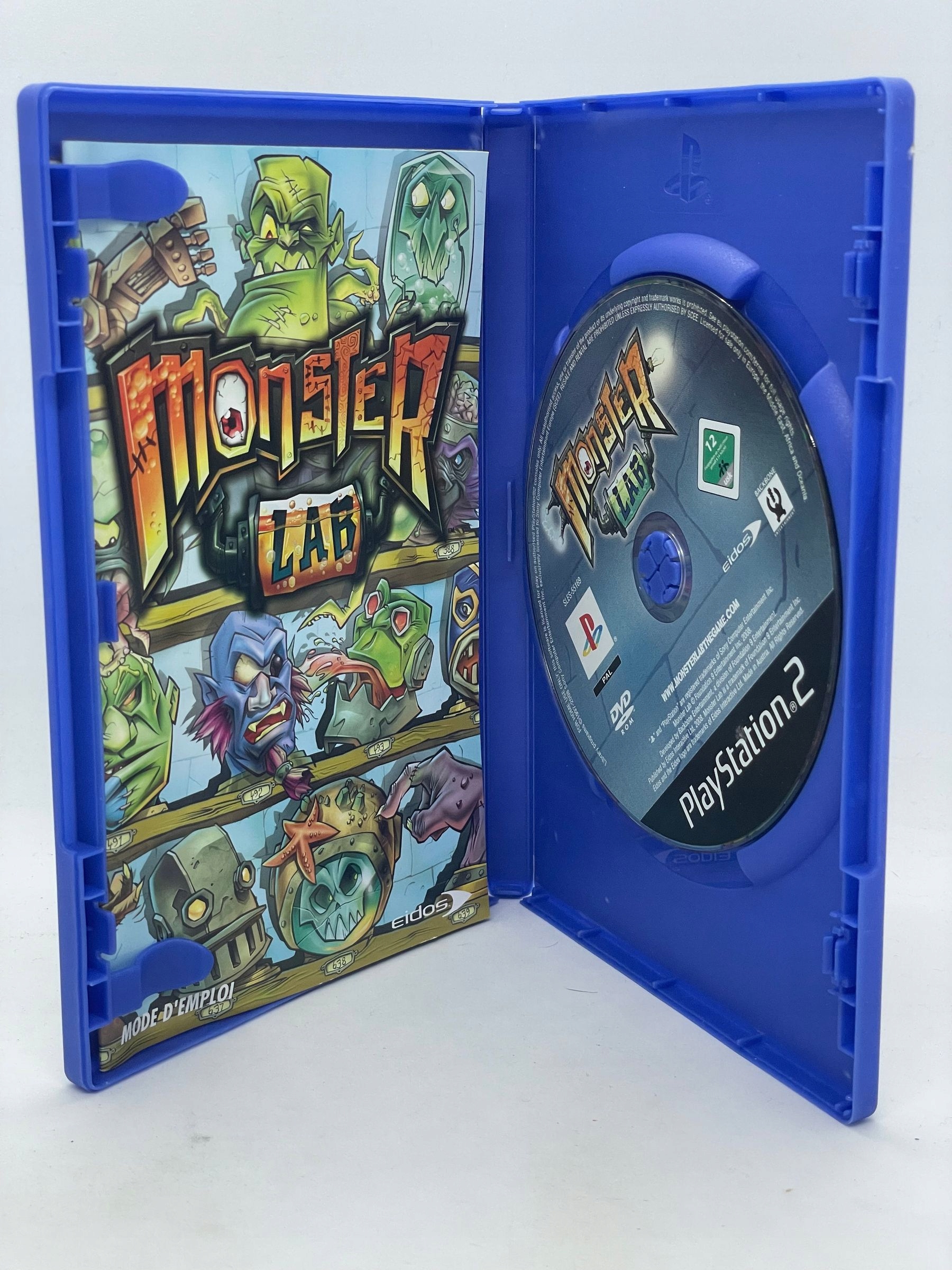 MONSTER LAB PlayStation 2 (PS2) pudełkowa - Stan: Używany 42.99PLN