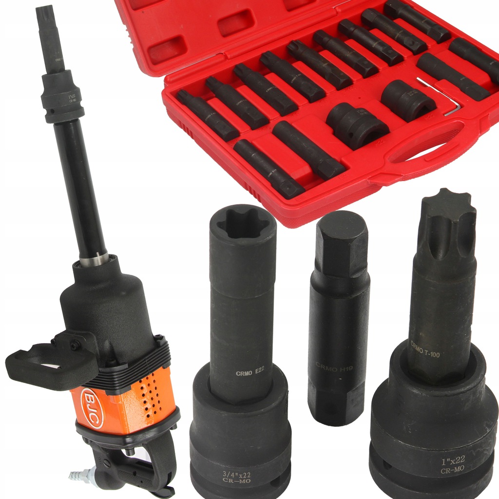 

Zestaw Udarowy Imbus Torx 3/4" 1" kute Tir klucz