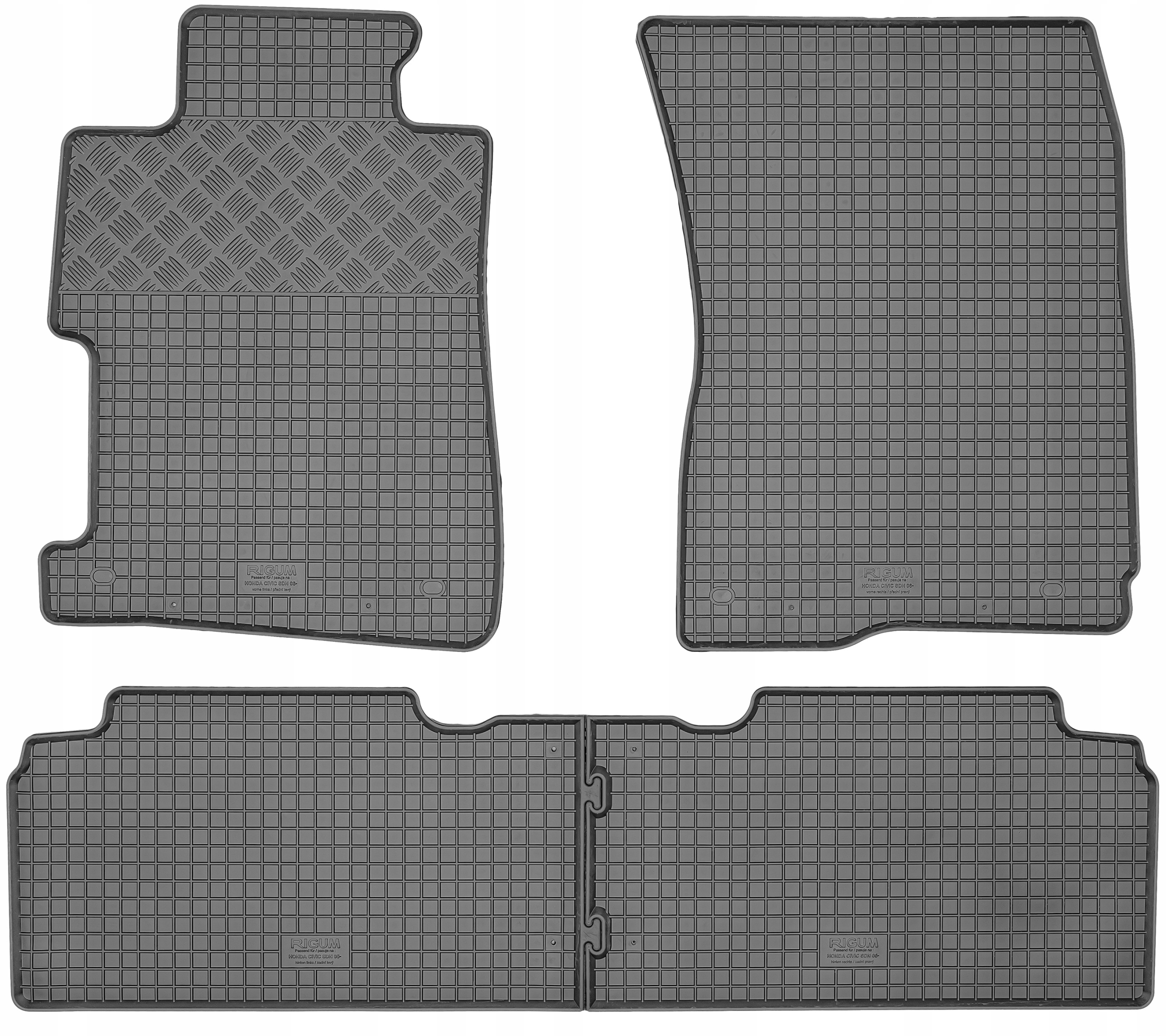 

Honda Civic VIII 2006-2011 Dywaniki gumowe