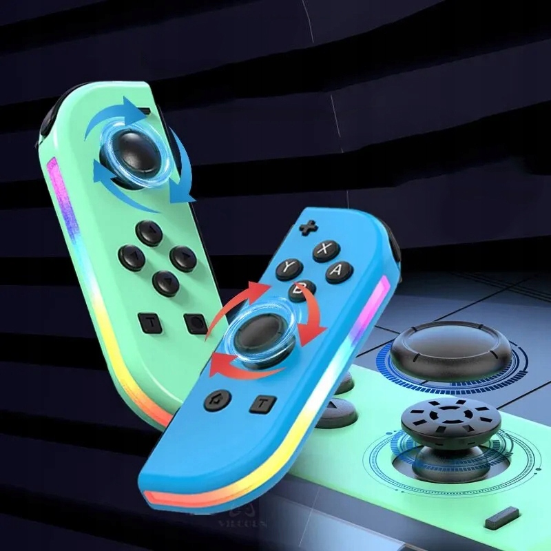 KONTROLER DO NINTENDO SWITCH JOY-CON JOYCON PAD PARA NEON FIOLETOWO- ŻÓŁTY Kolor wielokolorowy