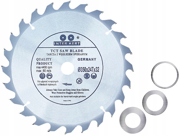 TARCZA PIŁA WIDIOWA WIDIA DO DREWNA 350x32 24 zęby