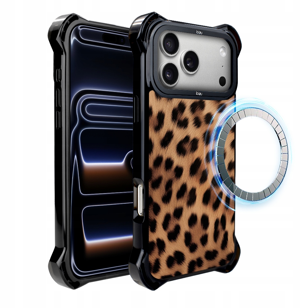 Pouzdro pro iPhone 17 Pro Ibizu DropGuard Ultra s MagSafe, Zew Nature, Pantera