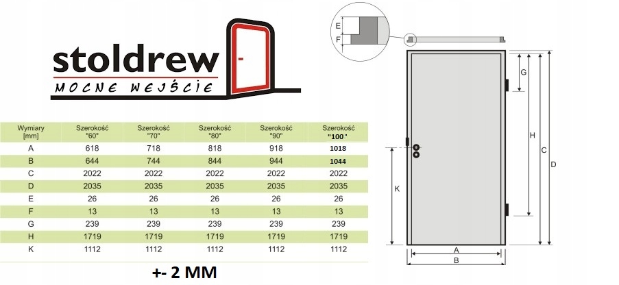 DRZWI WEWNĘTRZNE POKOJOWE FIONA BLACK STOLDREW RÓŻNE KOLORY 90 LEWE Typ z przeszkleniem pokojowym