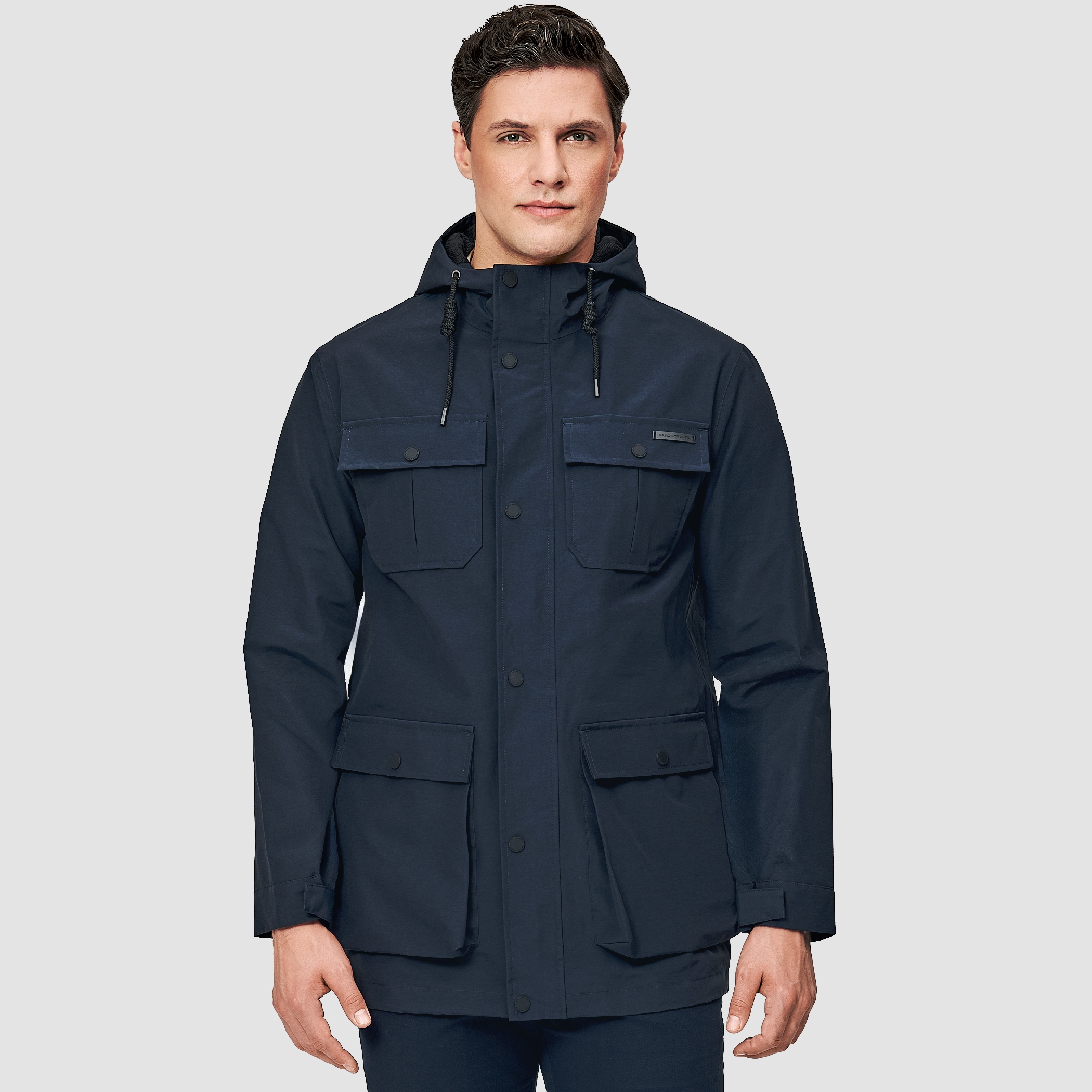 Tmavě modrá nepromokavá pánská bunda na jaro Pako Lorente vel 58