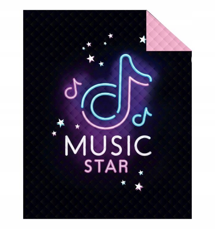 Detexpol Přehoz na postel Music Star 170/210 (DL-558955)
