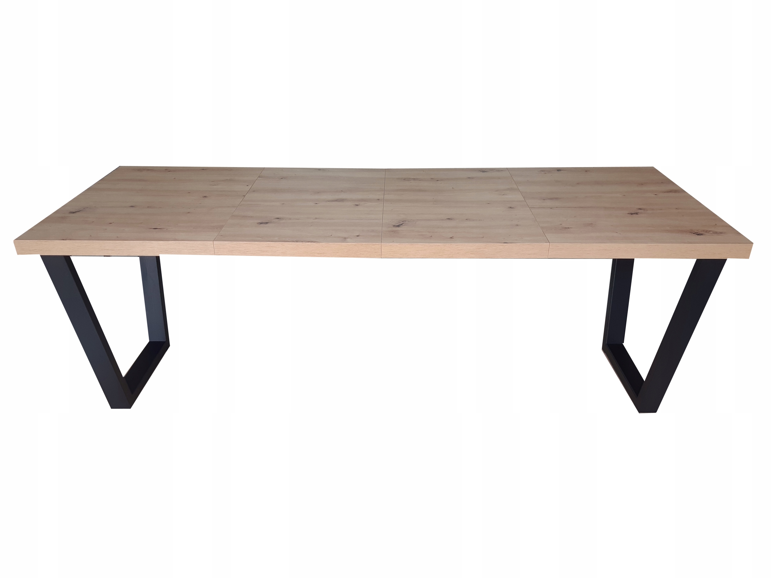 Stół Rozkładany LOFT 120-220x80 Nogi Metal Trapez Głębokość mebla 120 cm