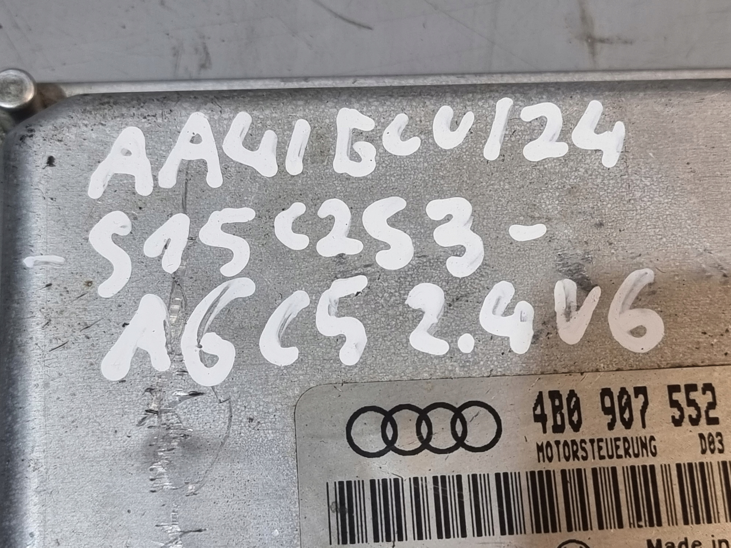 control unit computer of the engine OE 4B0907552F AUDI A6 C5 2.4B V6