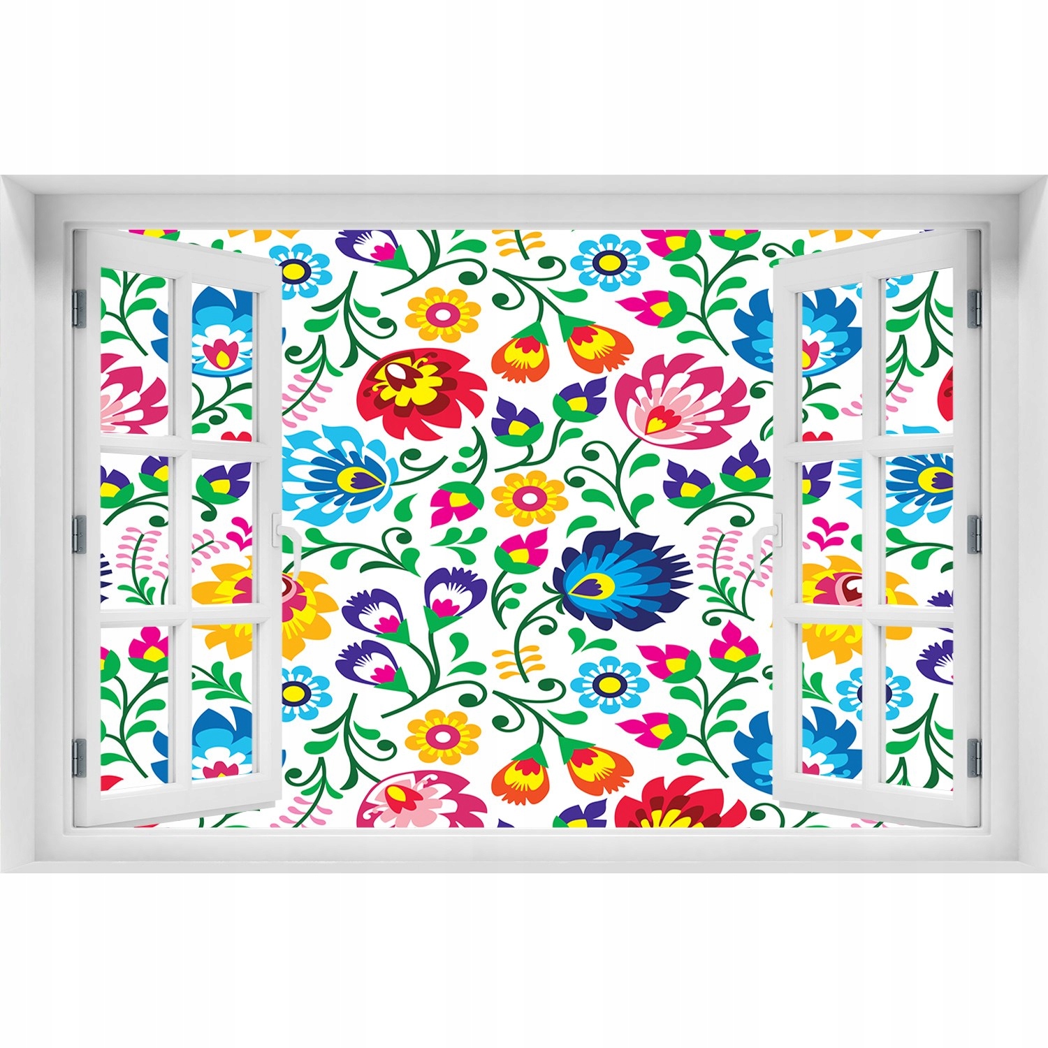

Okno Naklejka na ścianę Etniczny wzór 120x80