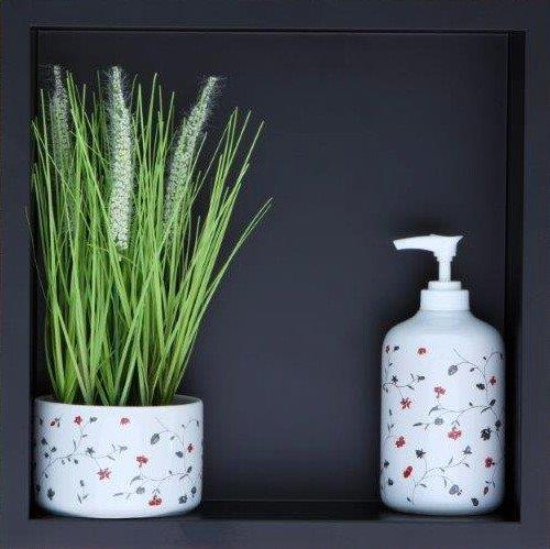 Wall-box One Black Jednoduchá polica čierna 30x30x10 cm