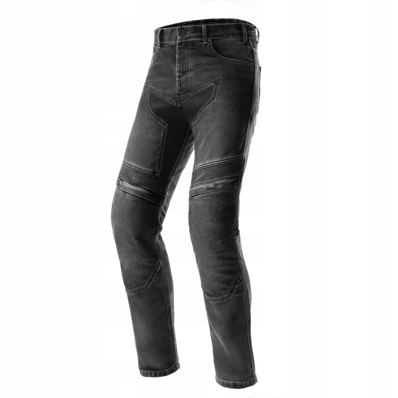 Motocyklové Džínsy Rebelhorn Eagle 4 Black Regular Fit 34/34