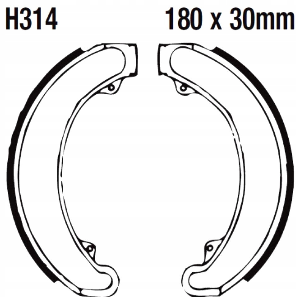 Brzdová Doštička Honda Cb 250 350 K CL K Scrambler Sl