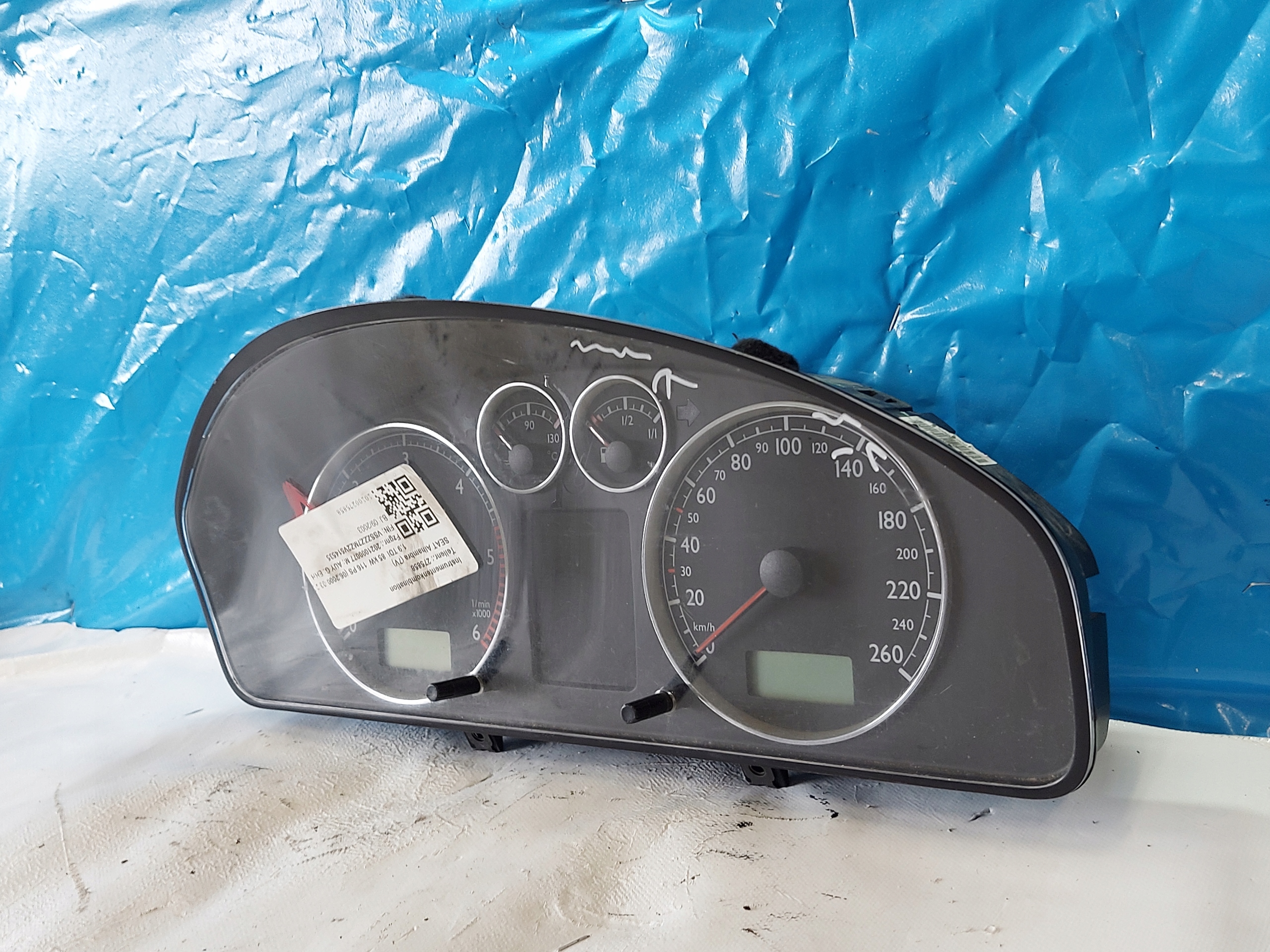 dials clock SEAT ALHAMBRA 1.9 TDI 7M7920800G