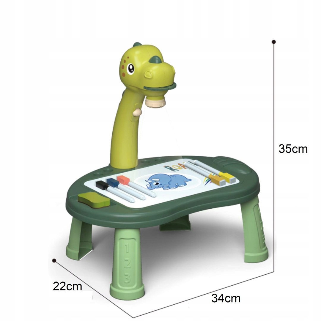 Projektor do rysowania dinozaur T-rex gra chińczyk 43Z Marka Luxma