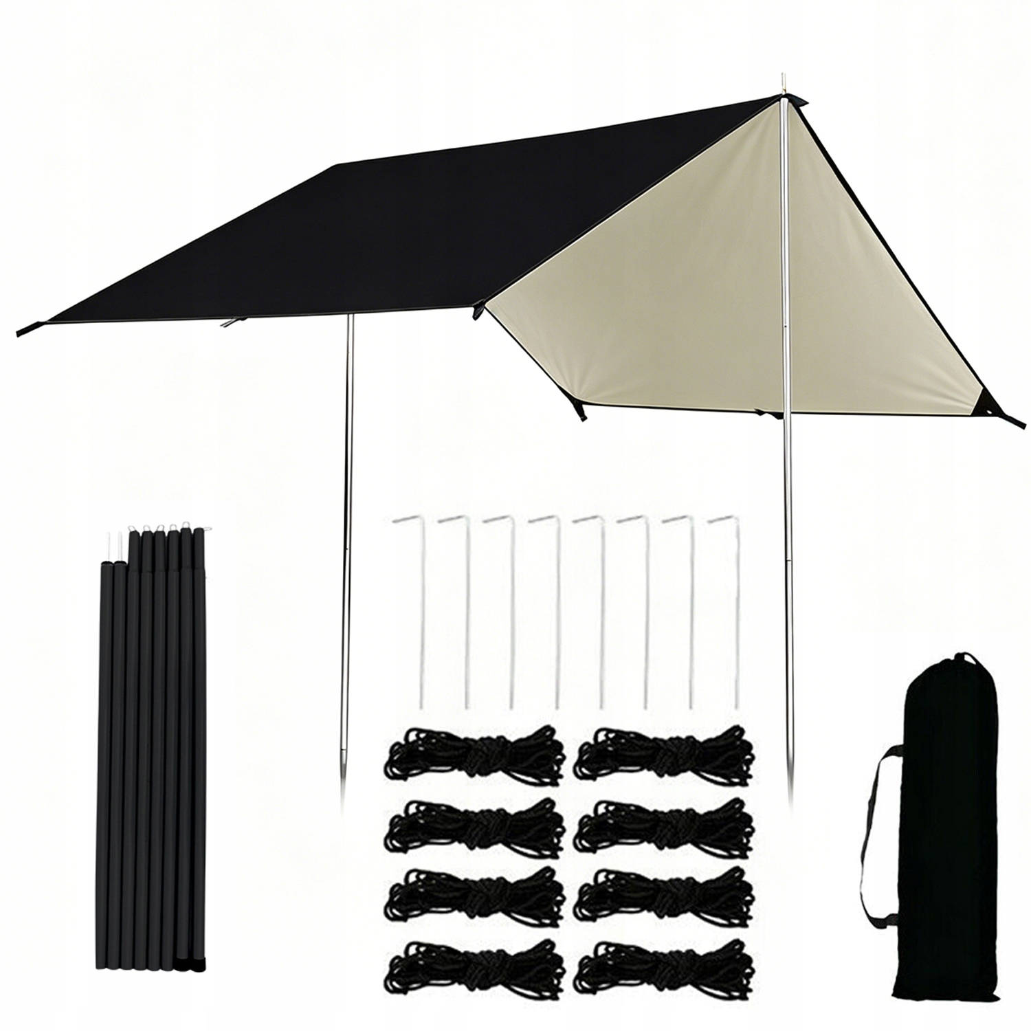 Stan Plachta 3X3 M Oxford Uv Voděodolná Se Sadou