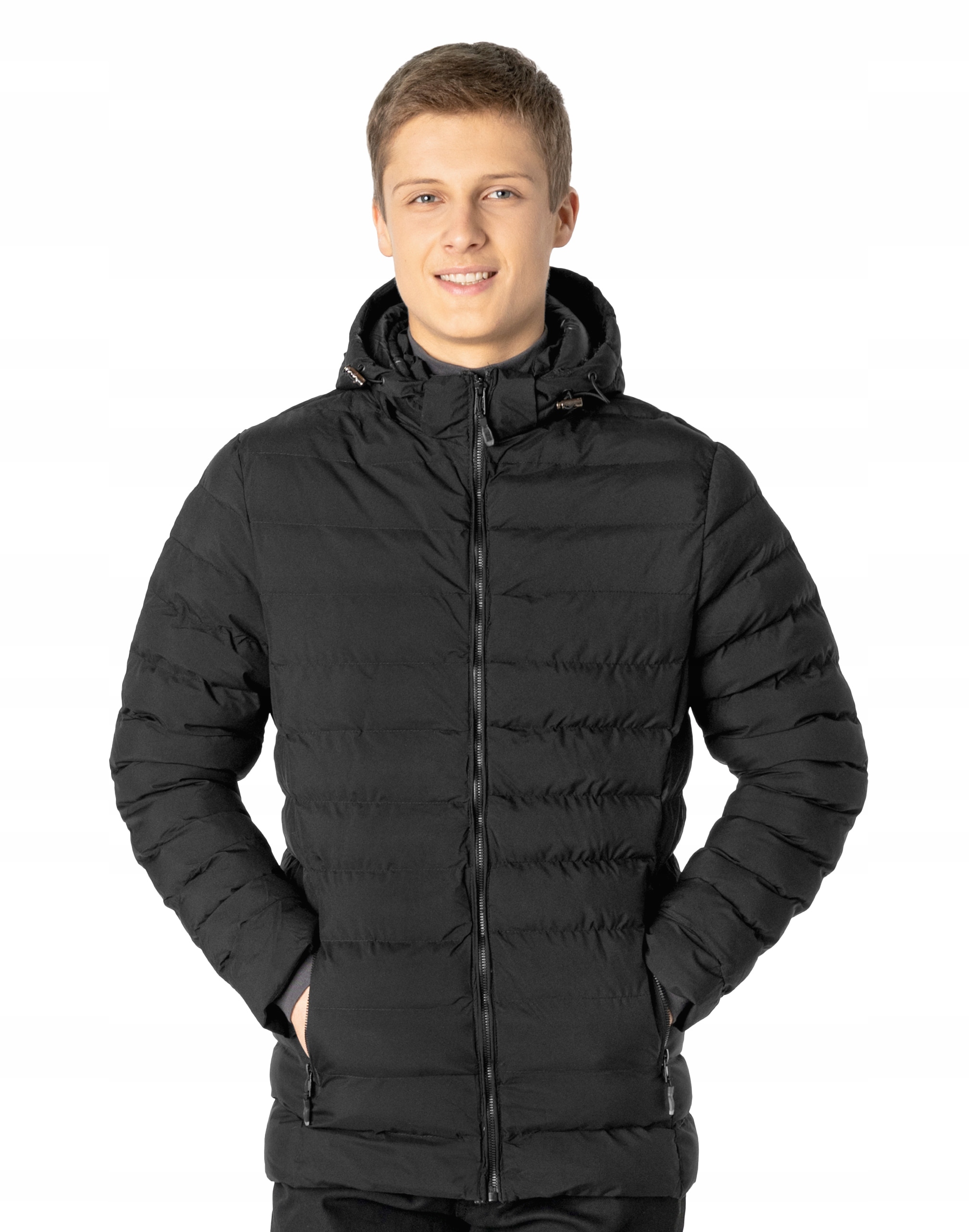 Teplá péřová pánská zateplená bunda 13056-1 velikost XL