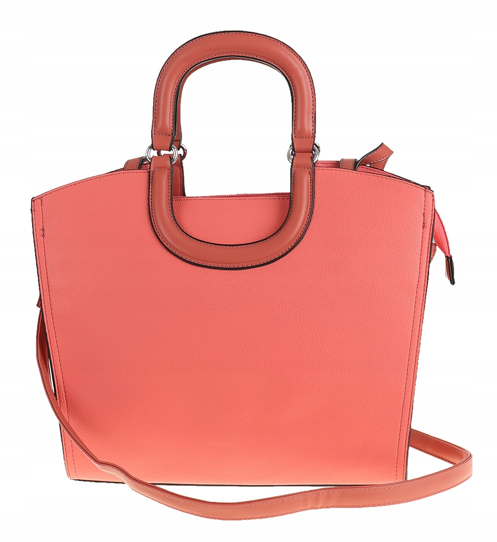 Maria C. Torebka Damska kuferek listonoszka MC664 Kolor czarny