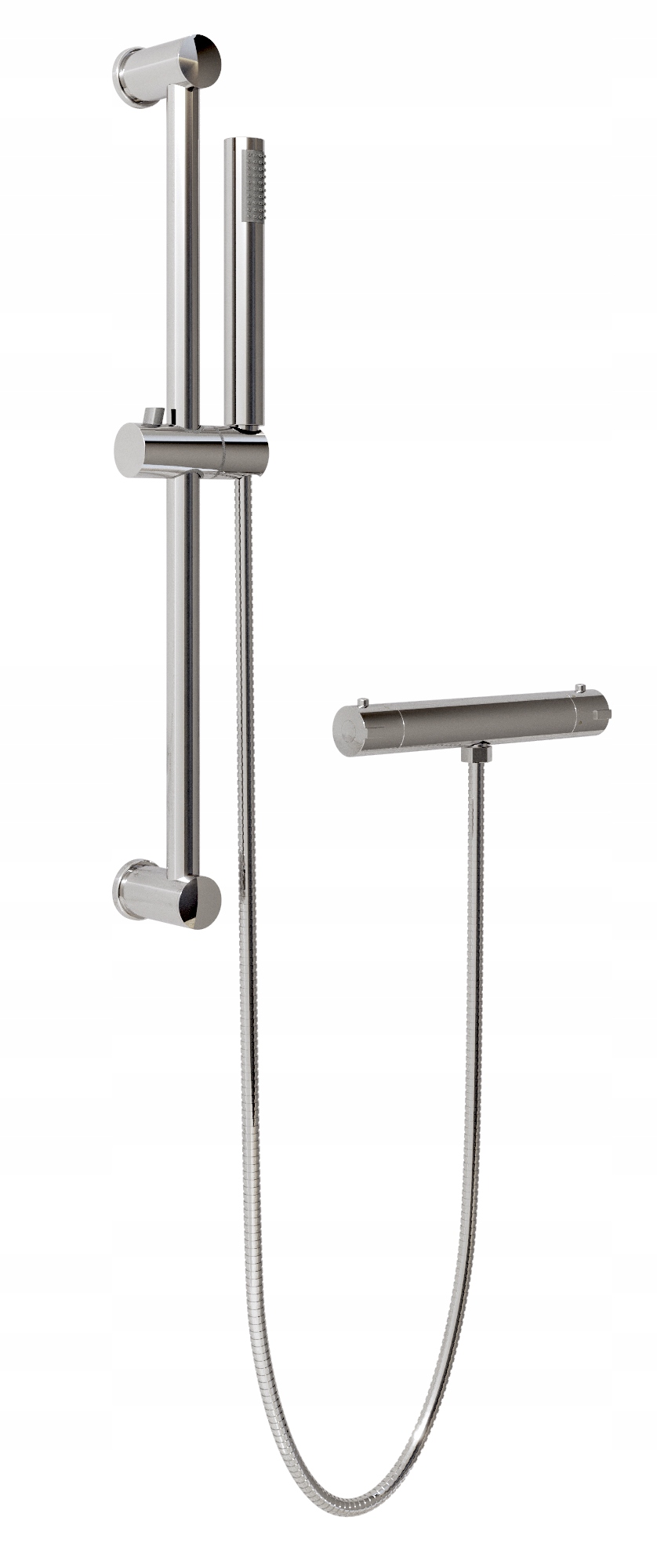 Sprchový Set Sprchová Súprava Strieborná Slúchadlá Kúpeľňa Della Batéria Ripon