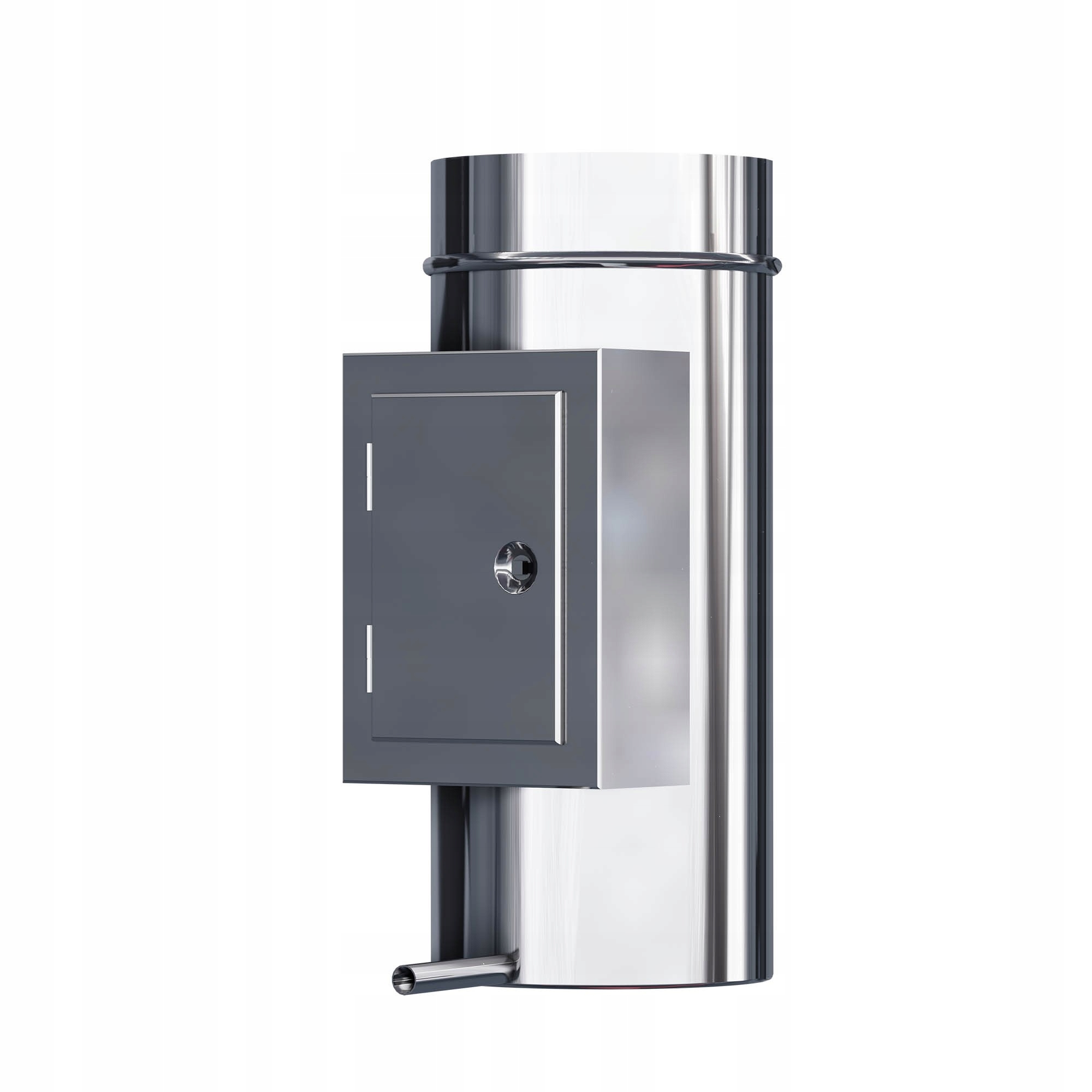 Kzd Izolovaná čistička dvířka odkapávač fi 120 0,8 mm komín revize