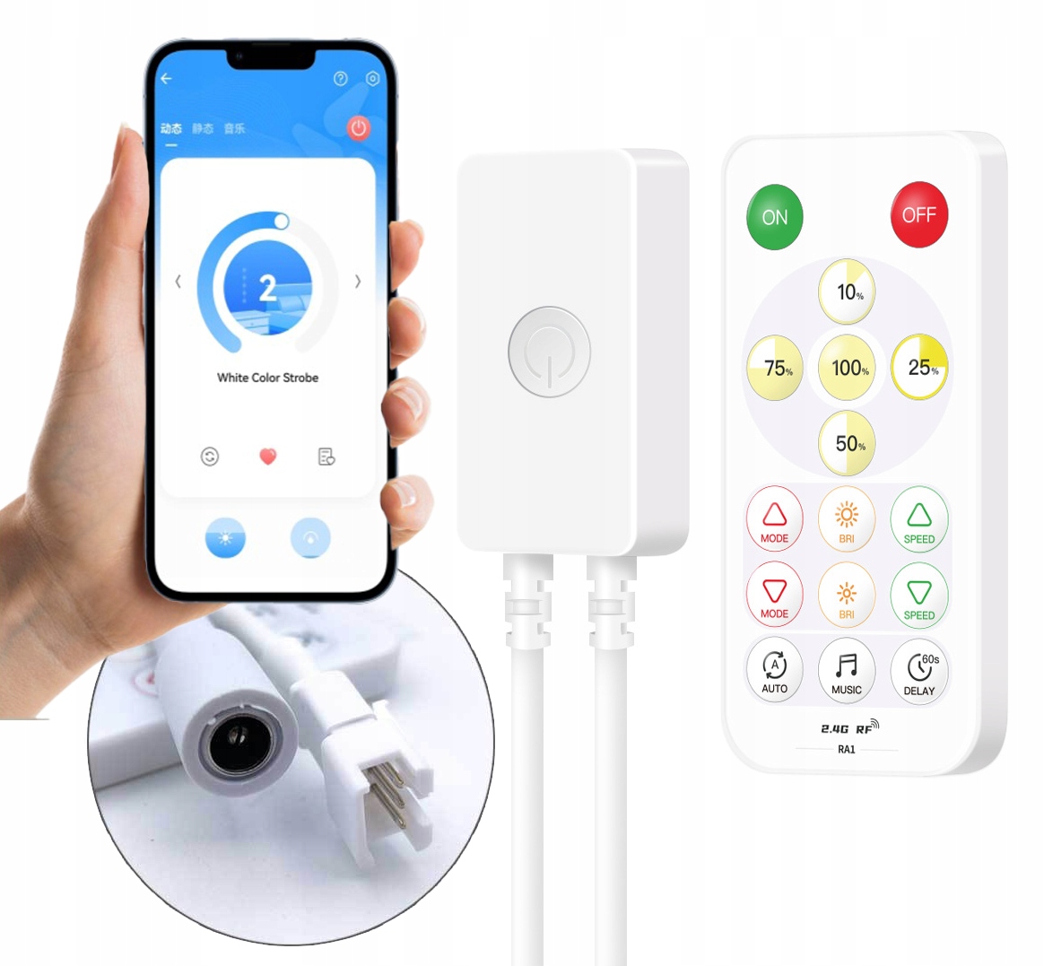 Sterownik Sp 646E Pilot Rf 2.4G do Led Cyfrowych Pływających Wifi Banlanx