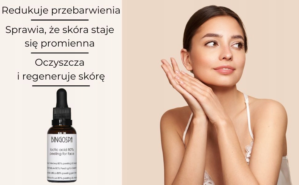 MOCNY PEELING KWASOWY DO TWARZY 30 ml BINGOSPA Marka BINGOSPA