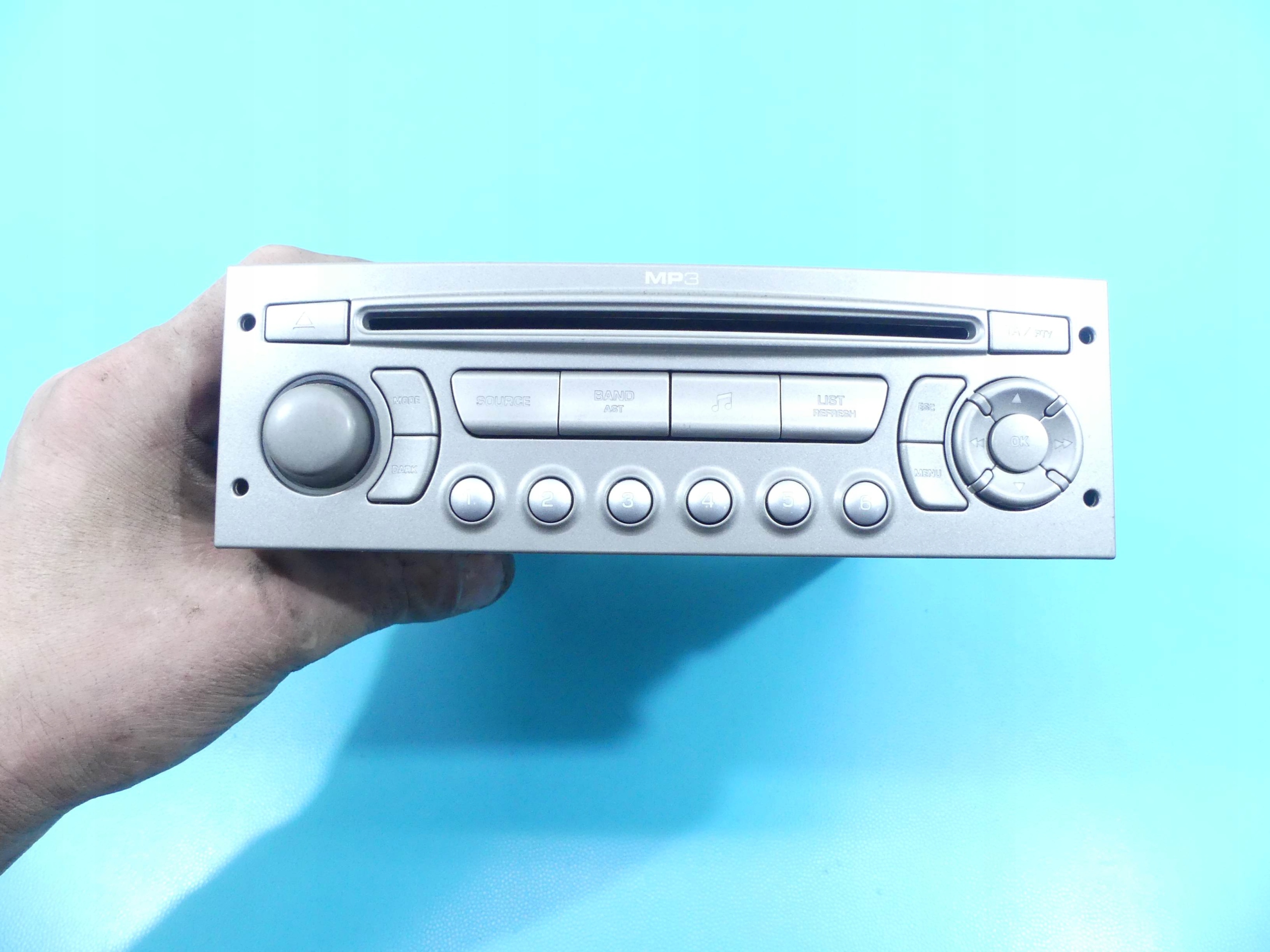 9663080277 - Заводське радіо CD MP3 CITROEN C5 III X7