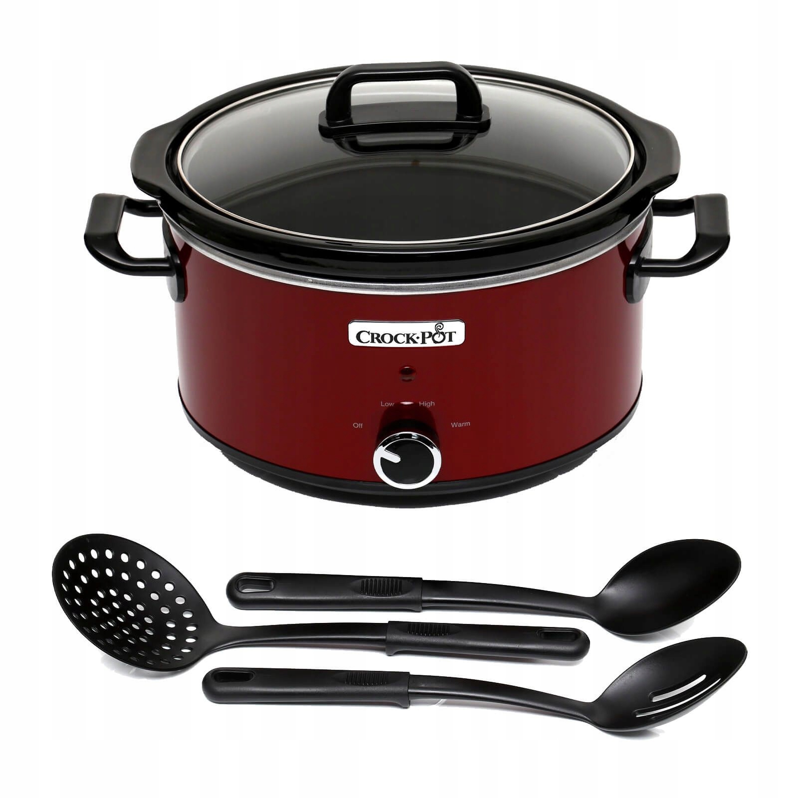 CROCK-POT Wolnowar 3,5L 2 Ustawienia Temperatury Czerwony — miniatura 11