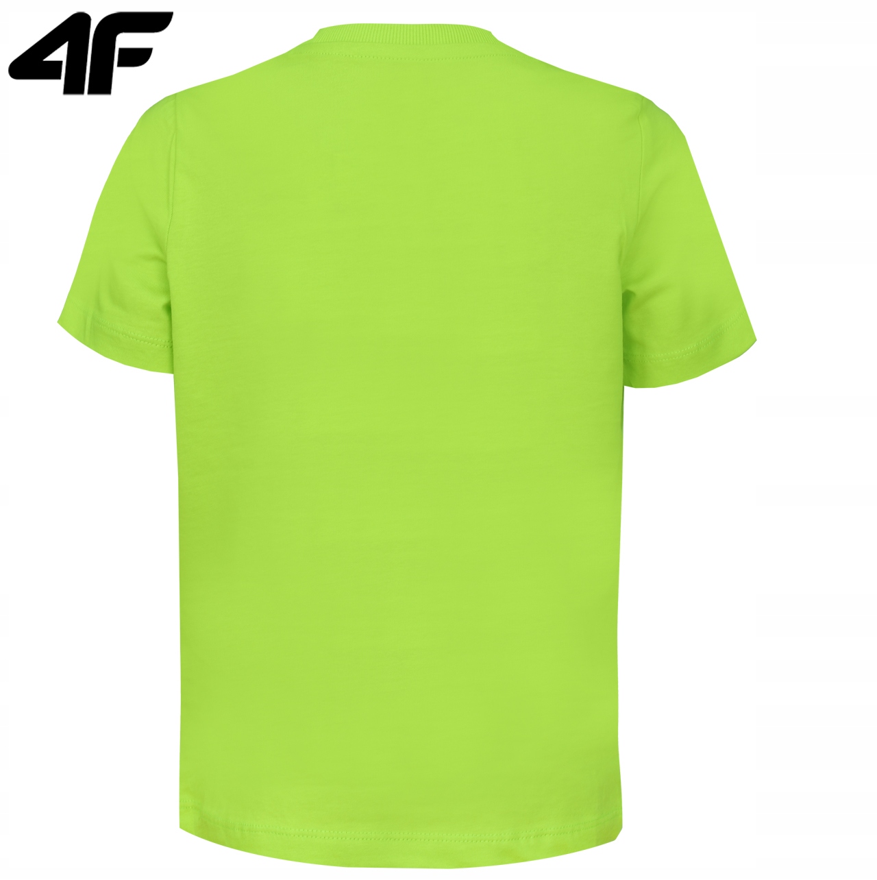 KOSZULKA CHŁOPIĘCA 4F DZIECIĘCA T-SHIRT M1113 BAWEŁNIANA BASIC SPORTOWA 134 Kolor zielony