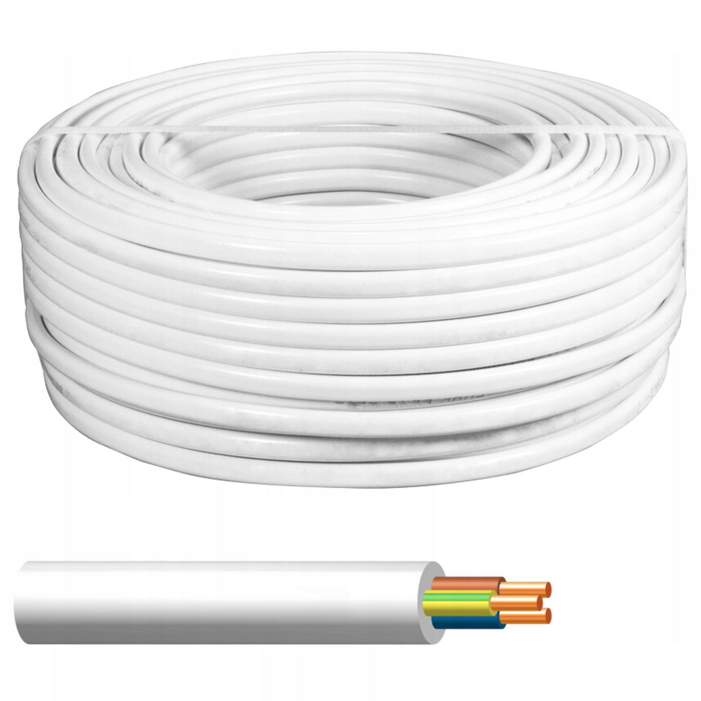 Przewód Ydy 3 x 2,5 Okrągły 100M elektryczny