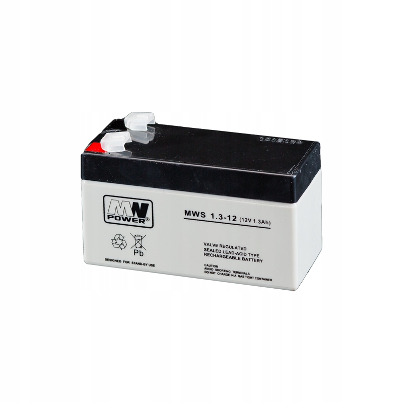 

Akumulator Mws 1,3ah 12v zabawki wagi kasy alarm