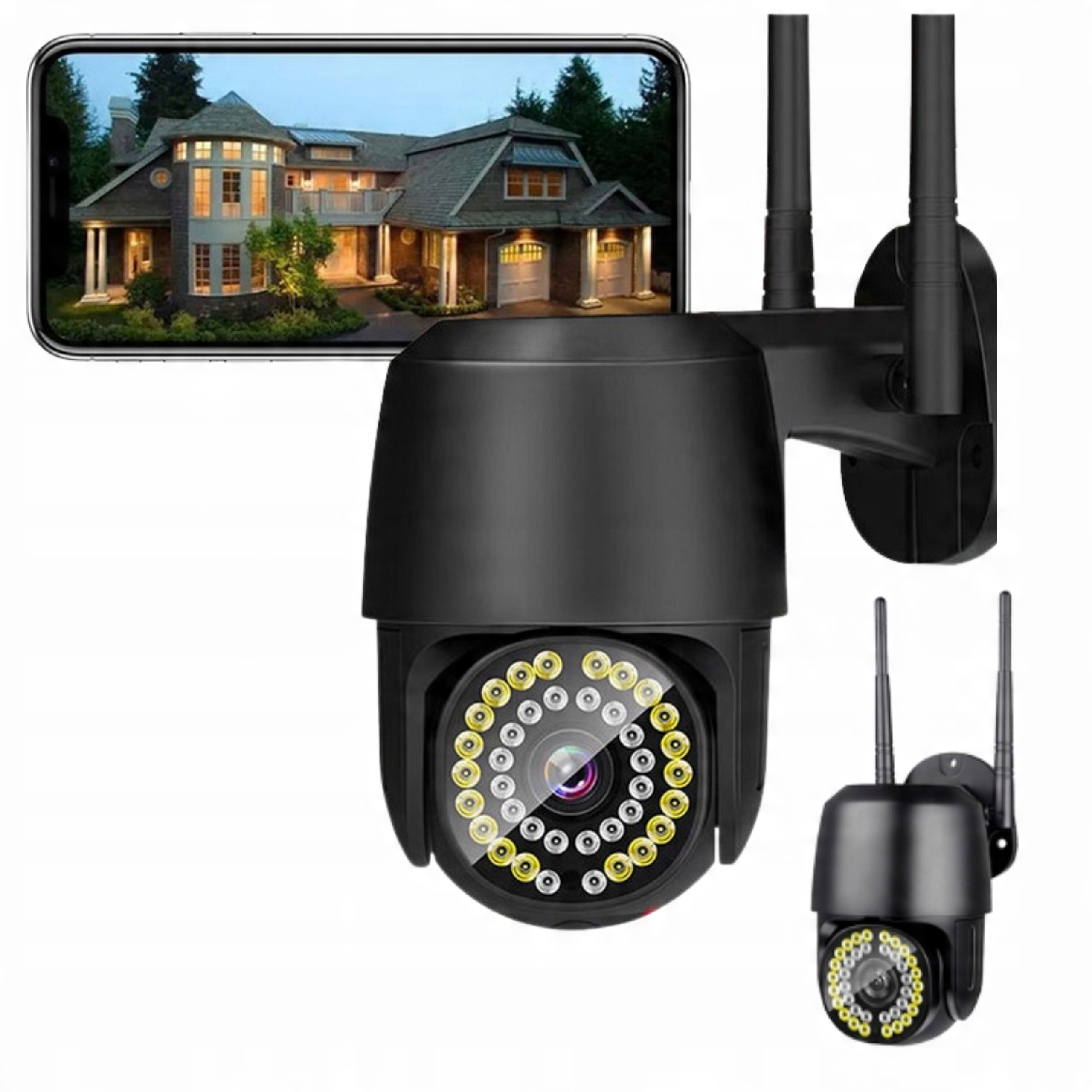 

Kamera Obrotowa Zewnętrzna Ip Wifi Zoom 4X Full Hd