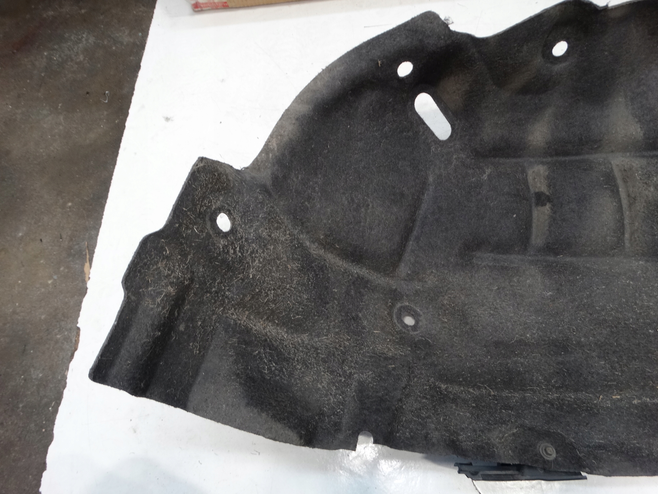mudguard left front part rear RENAULT SCENIC III 09-13R.