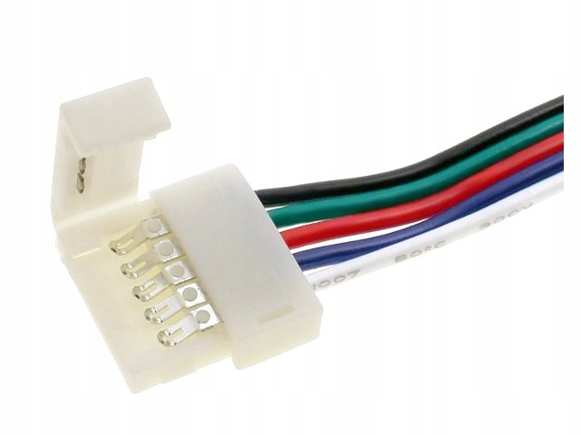 

Zatrzask z przewodem 5 pin do taśmy Led Rgbw 10mm