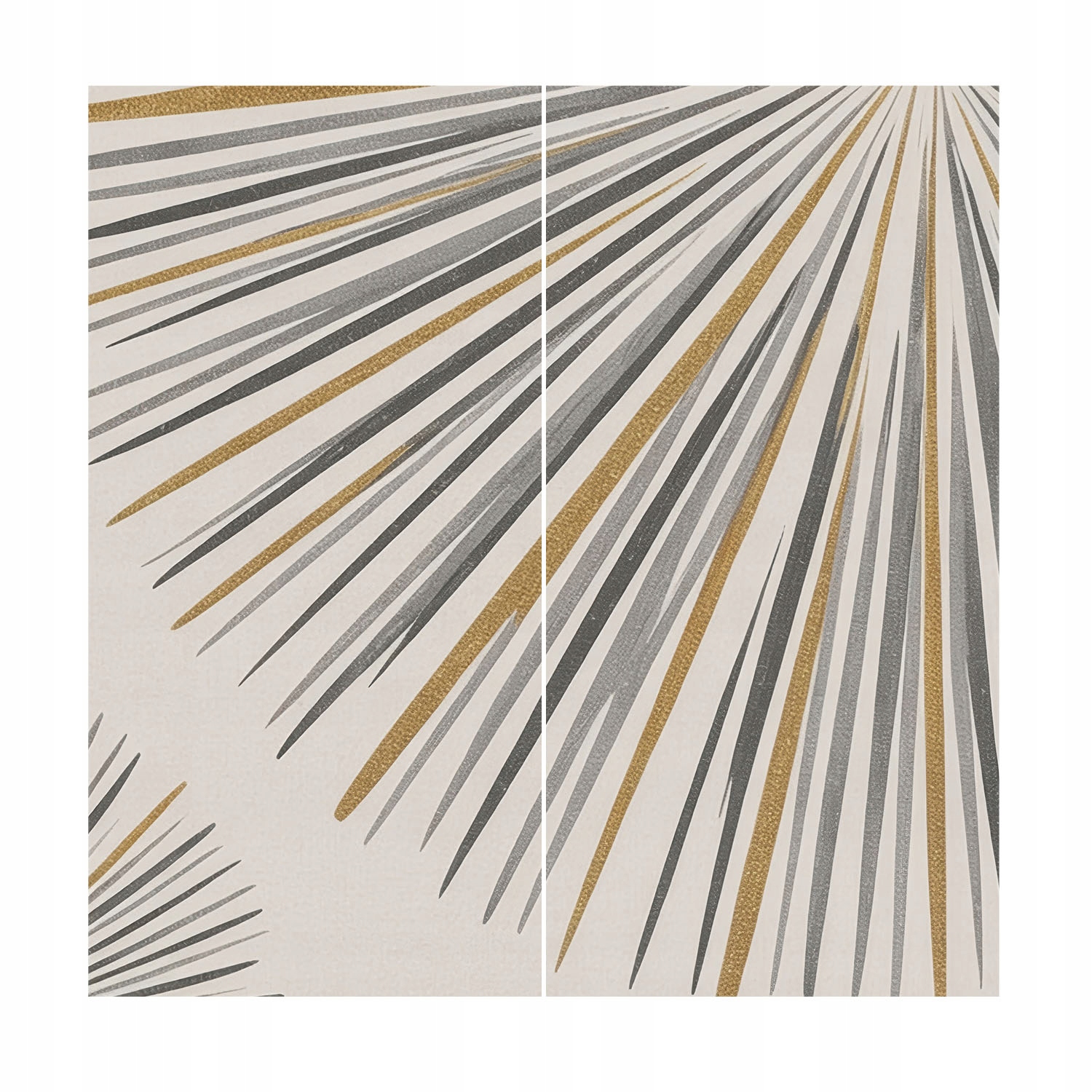 Dekoratívna vliesová fototapeta do spálne Geometrické vejáre 250x250
