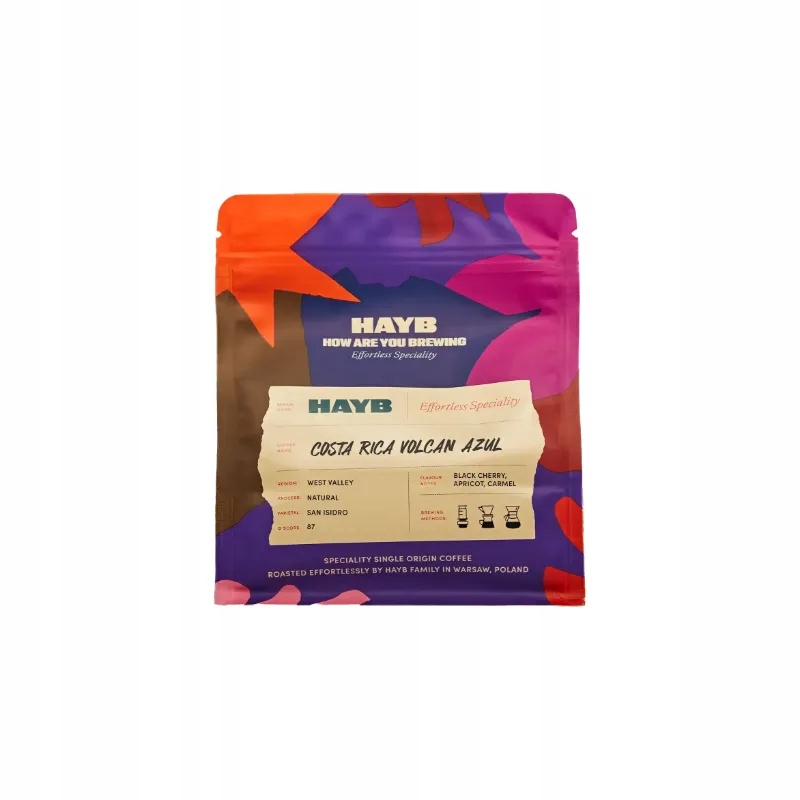 Hayb Costa Rica Volcan Azul Natural Filer Kawa Ziarnista 250 g