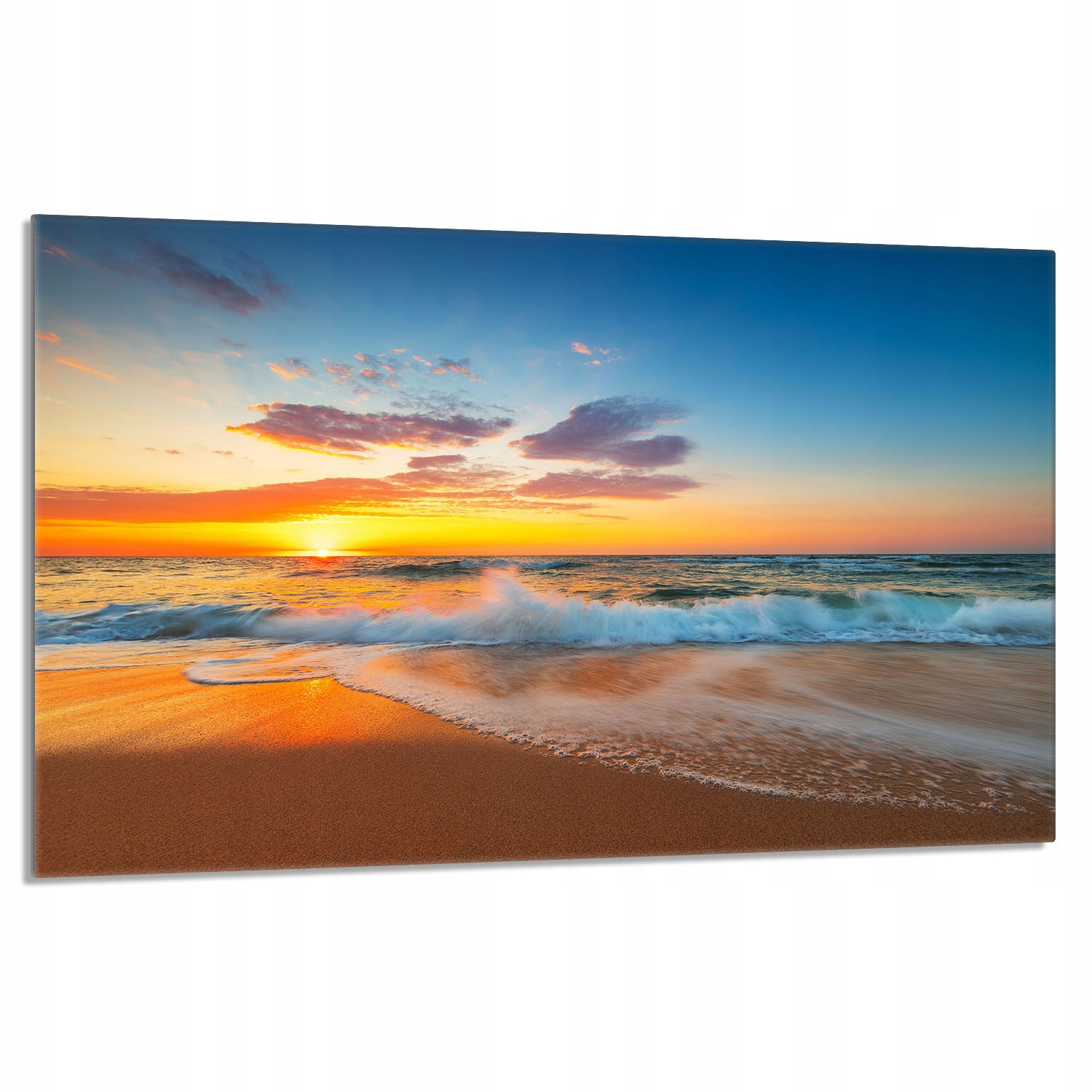 Skleněná ochranná deska na sporák 80x52 Moře Do Kuchyně