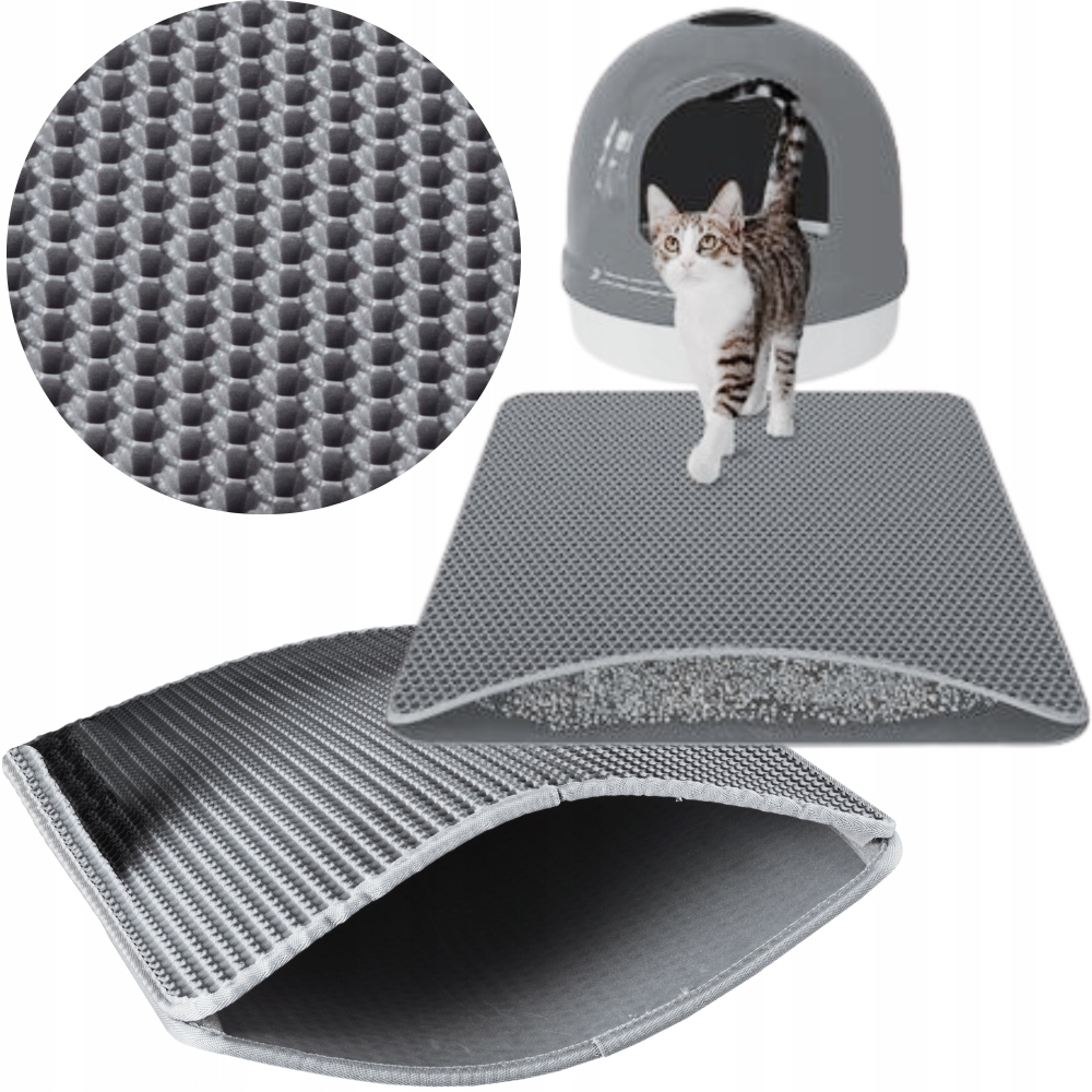 Levně Podložka Pod Záchod Pro Kočky Pořádek Stěrač Na Stelivo 60x45 cm