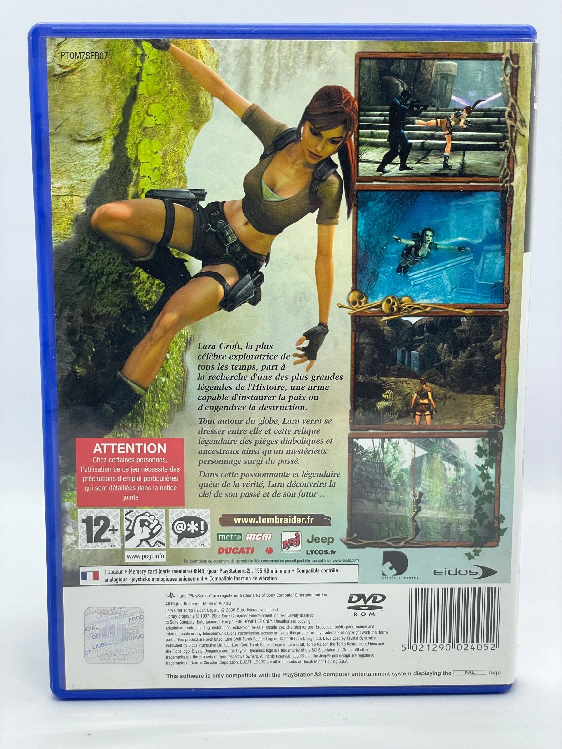 Lara Croft Tomb Raider Legend PS2 Platforma PlayStation 2 (PS2)
