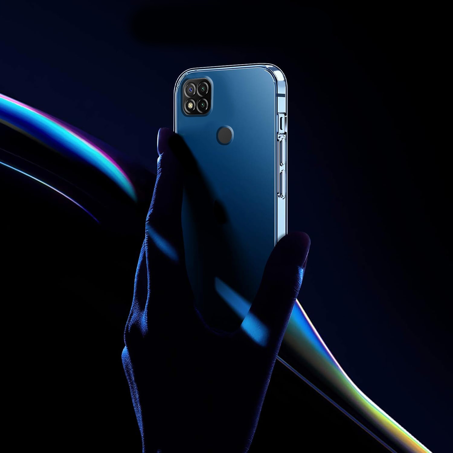 ETUI DO XIAOMI REDMI 9C Przezroczyste SILIKON OCHRONA APARATU CASE + SZKŁO Dedykowany model REDMI 9C