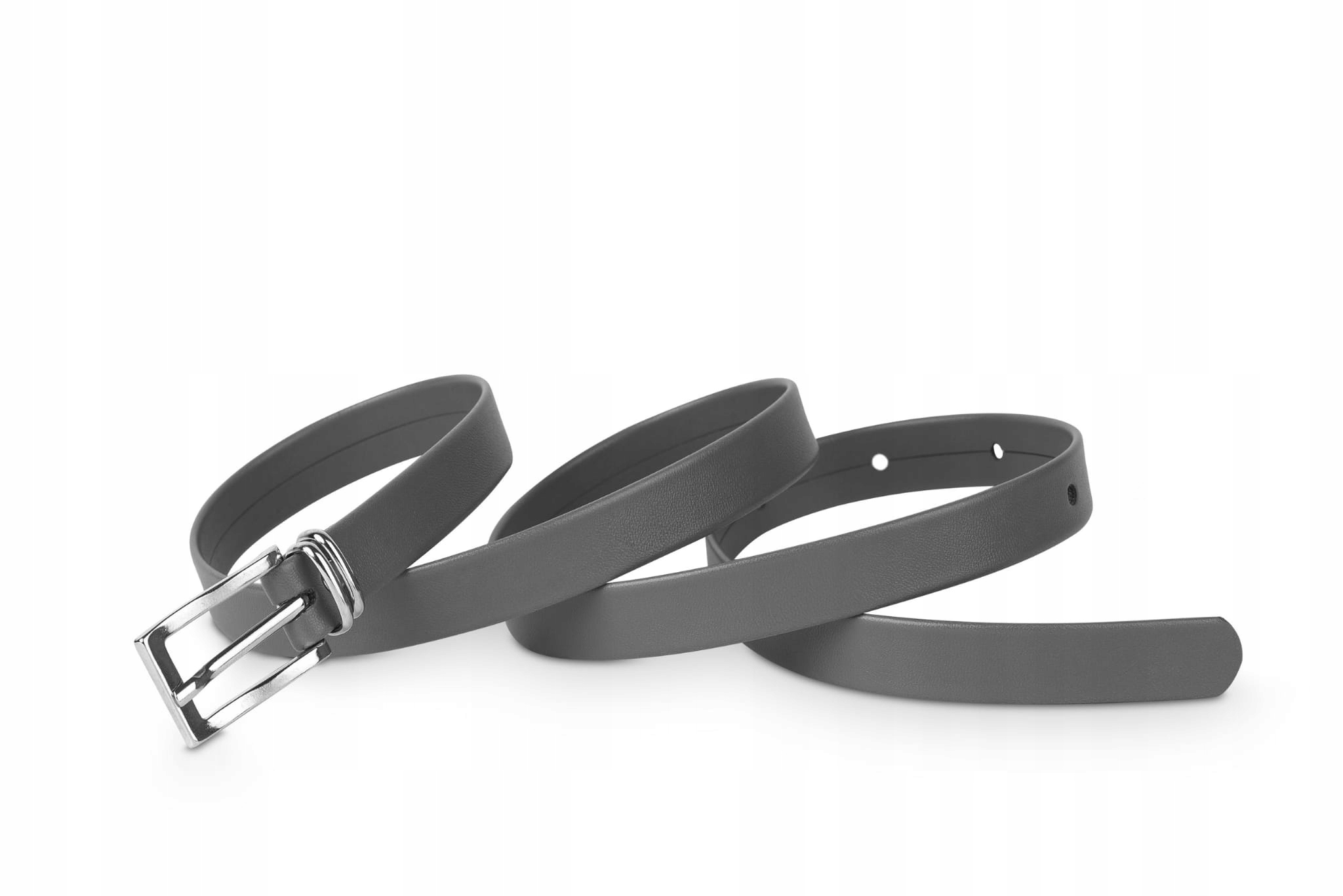 

Pasek damski klasyczny szary mat 1,5 cm