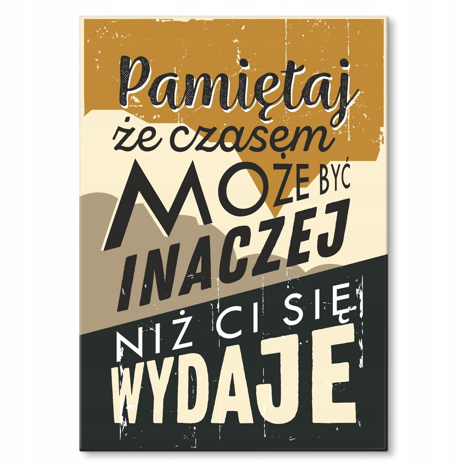 Kovový plakát Může být jinak Dárek 42 x 59 cm